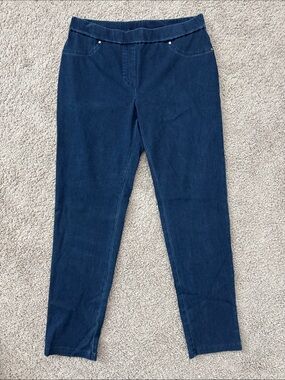 Ruby Rd. Navy Pull-On Jeans